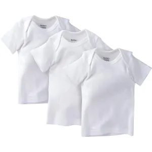 3-Pack Baby Neutral White Slip-On Shirt