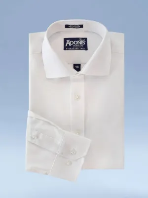 Adonis Boys White Husky Dress Shirts-White