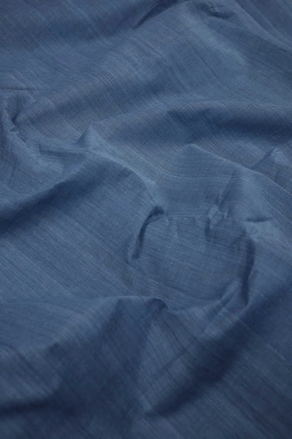 Aegean Blue Mangalagiri Cotton Fabric