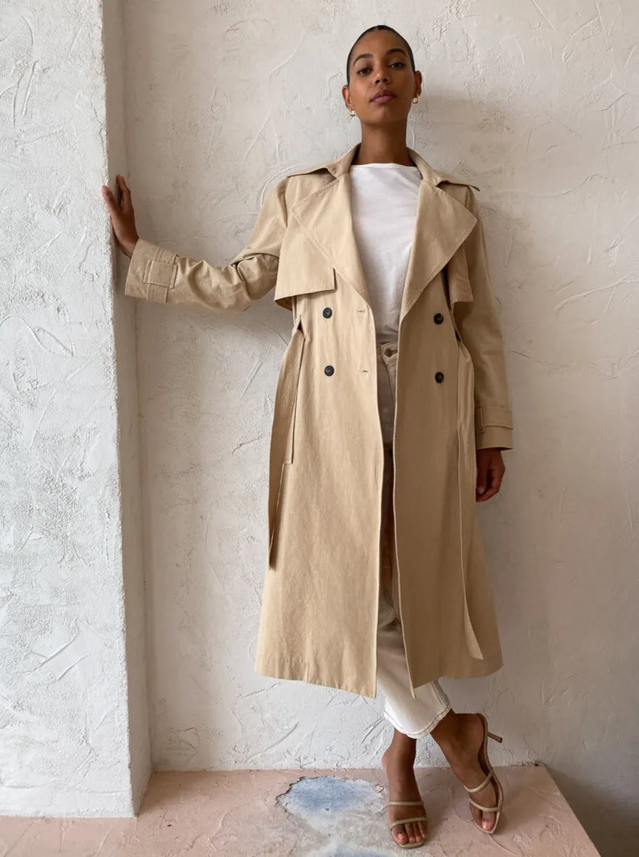 Bec and Bridge Maral Coat in Sand