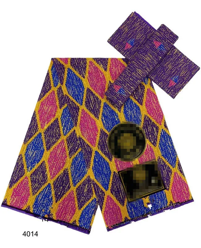 Blue kente Wax Print Fuchsia Fabric Dress Craft DIY Cotton Nananom