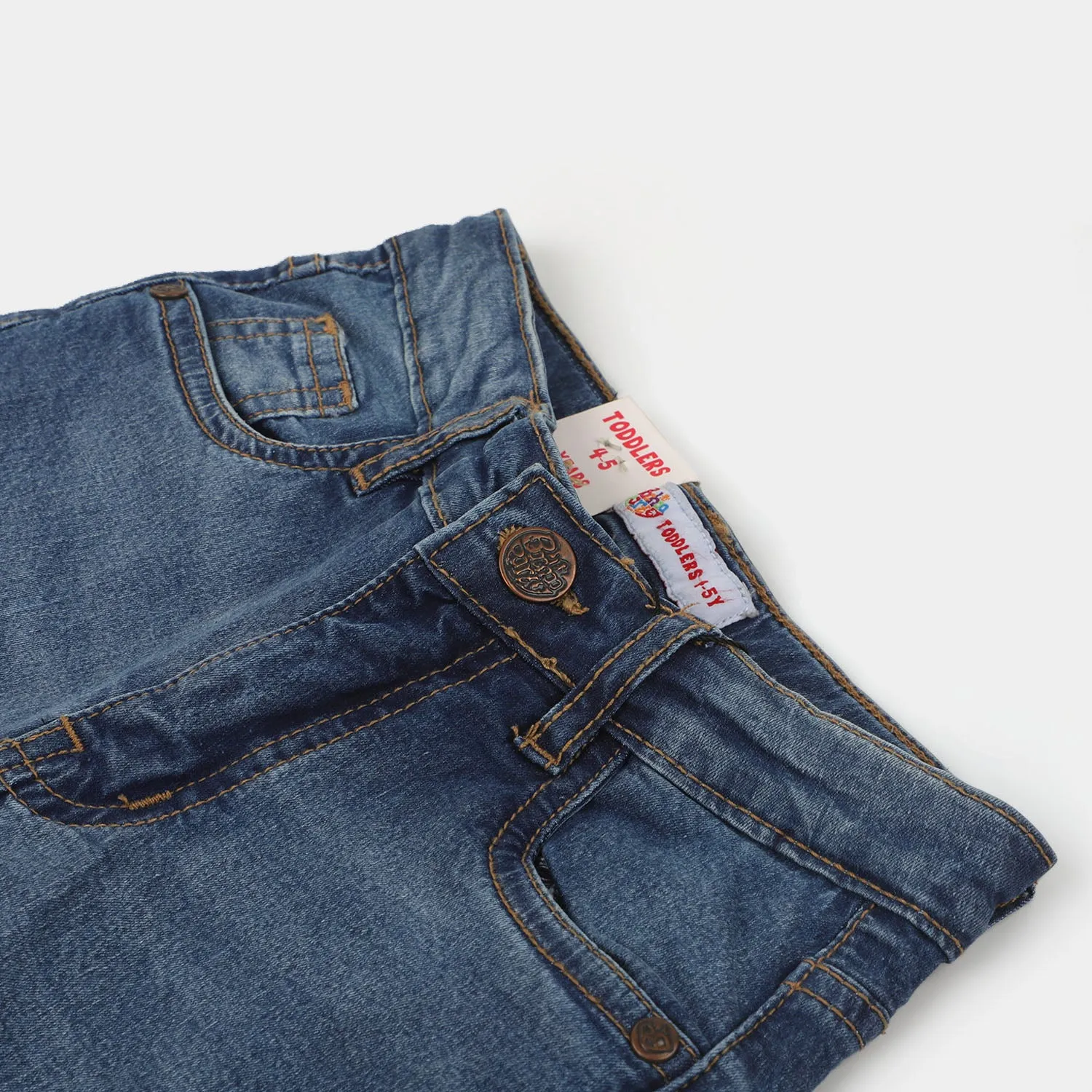 Boys Denim Pant Basic - Mid Blue