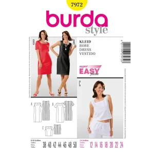 Burda B7972 Dress Sewing Pattern