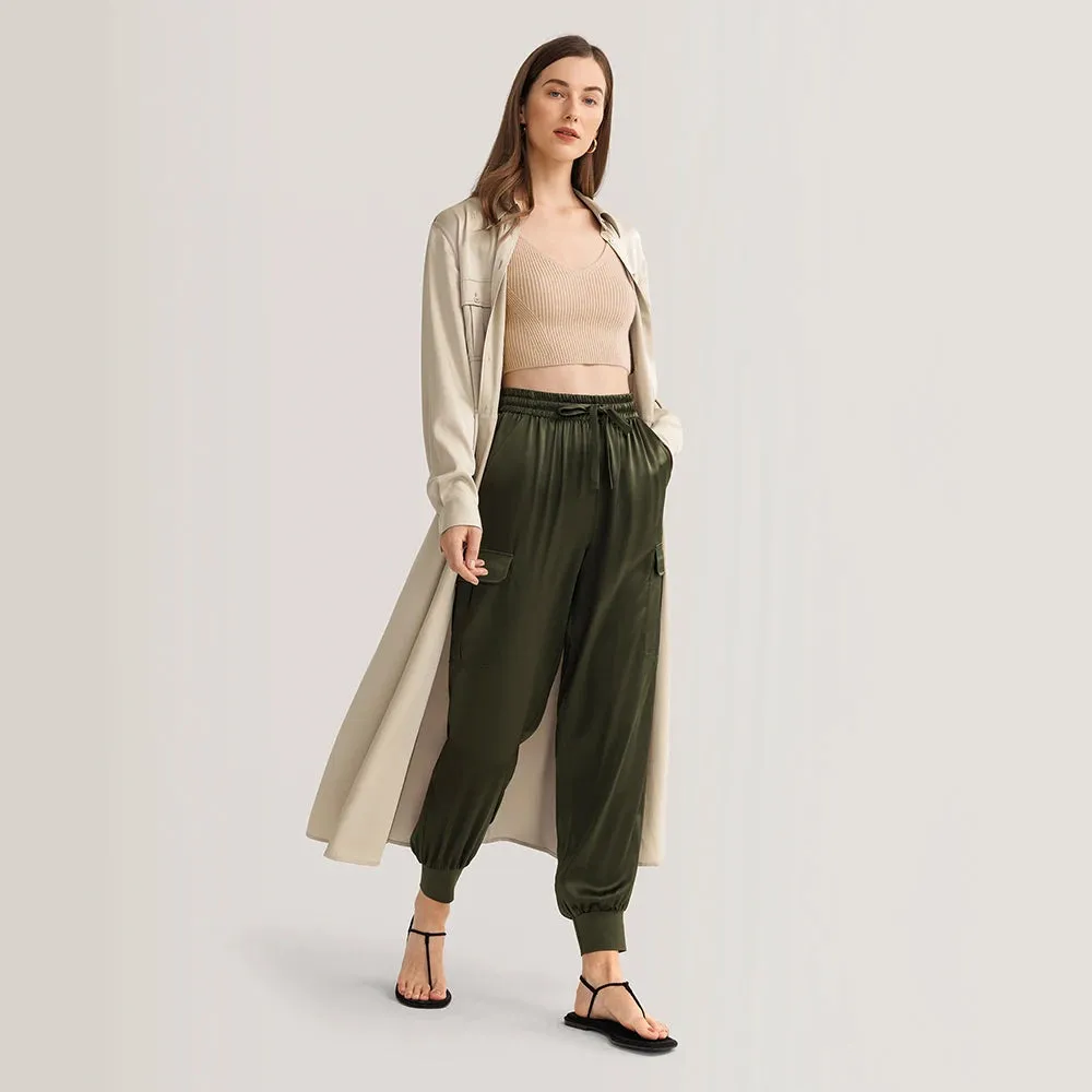 Cargo Pocket Designed Full Length Trousers