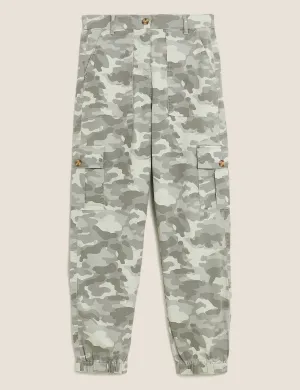 Cargo Utility Camo Tapered Trousers