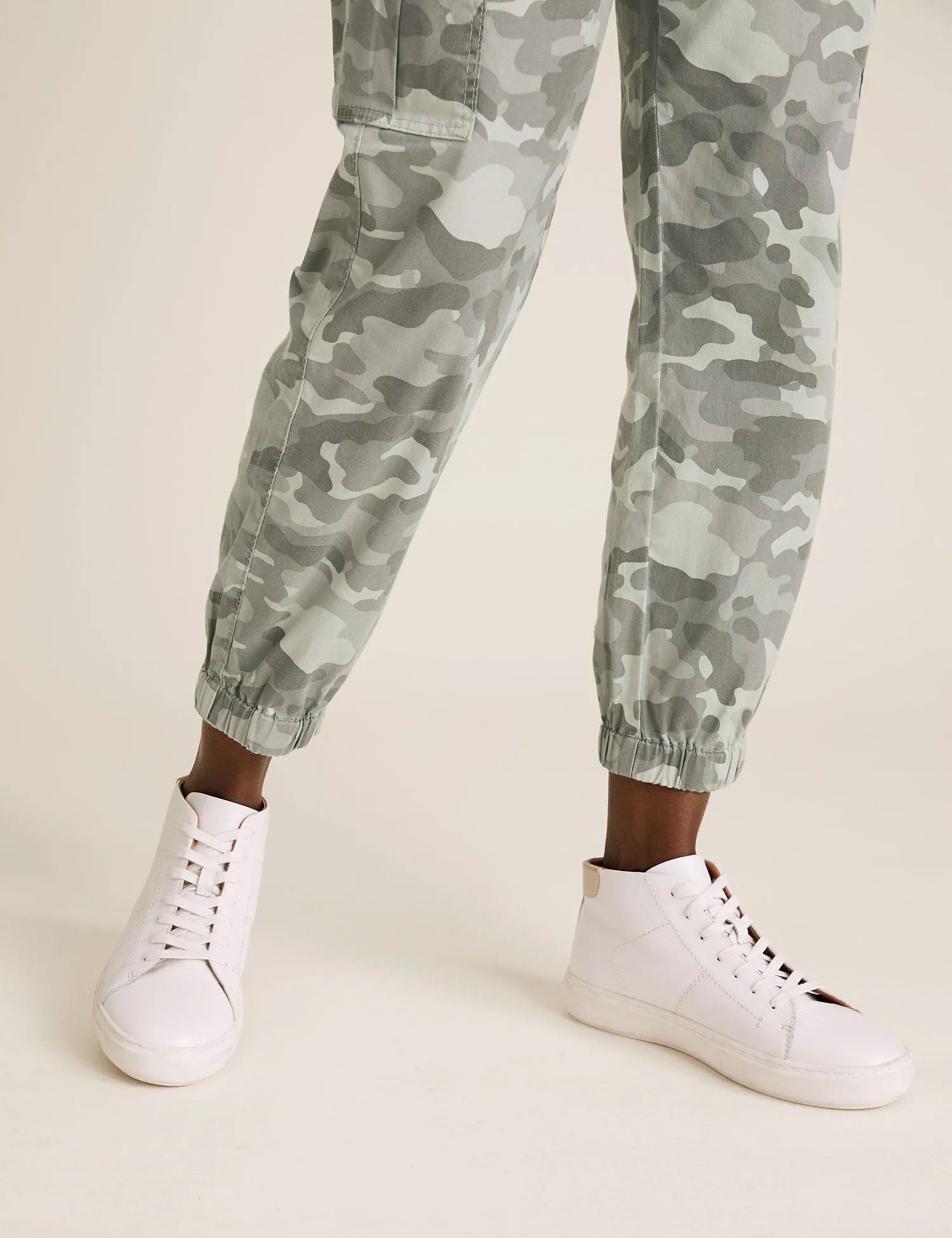 Cargo Utility Camo Tapered Trousers