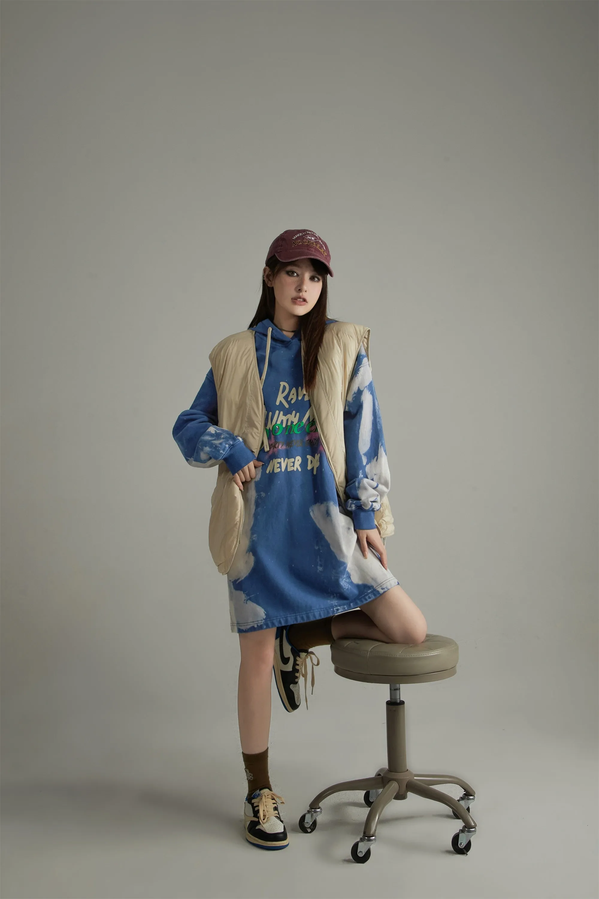 Cloud Loose Fit Hoodie Dress