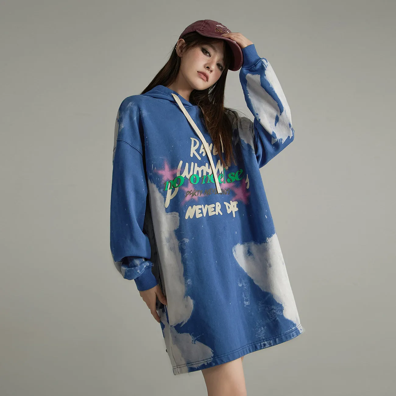 Cloud Loose Fit Hoodie Dress