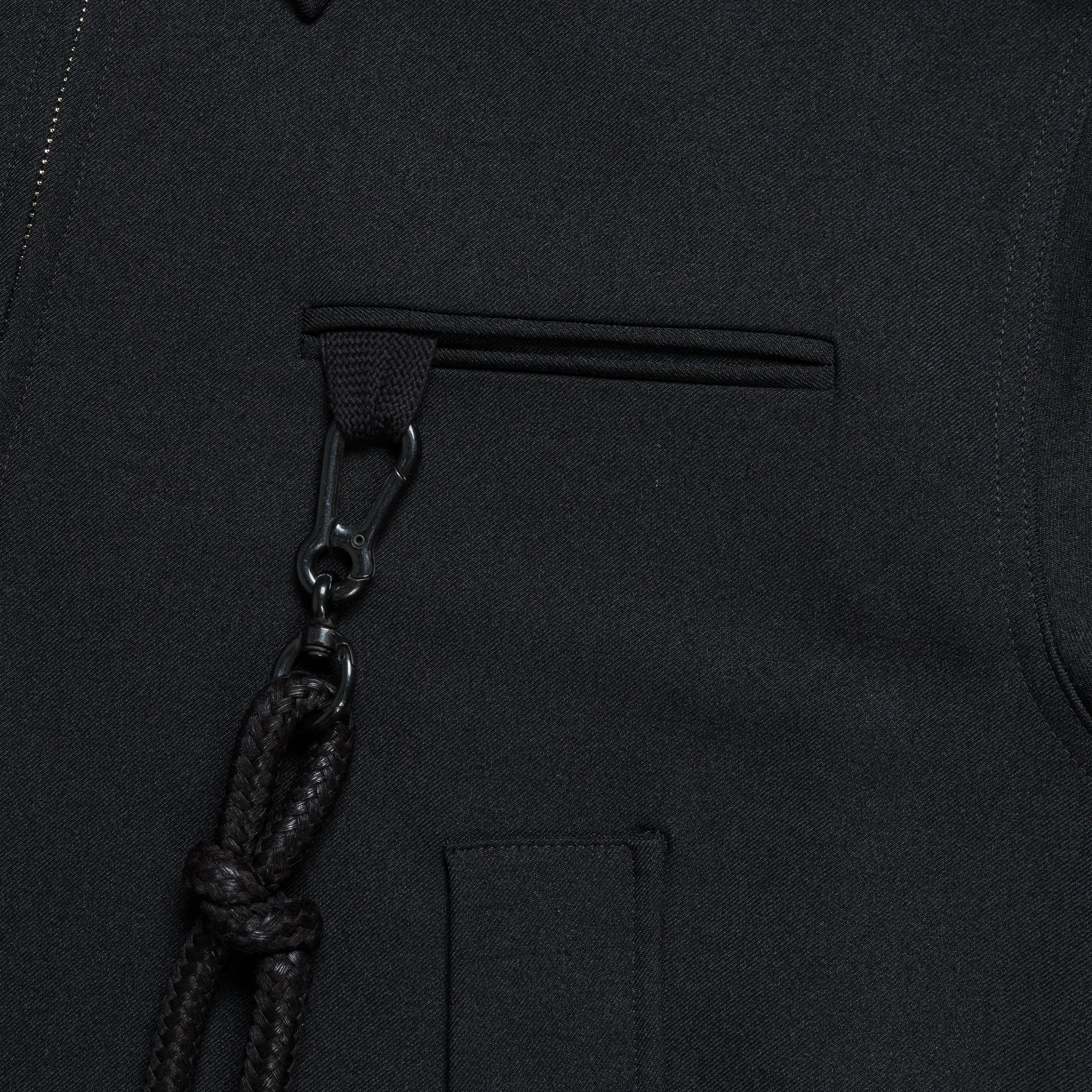 Coach Jacket - Black Recycled Poly