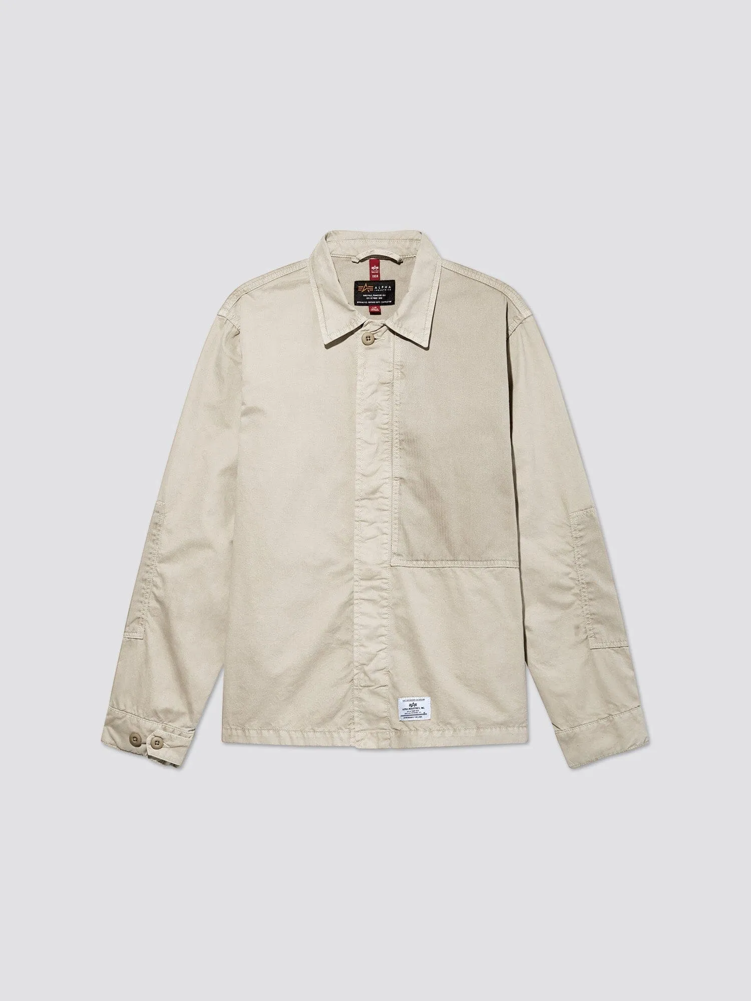 CONTRAST SHIRT JACKET (SEASONAL)