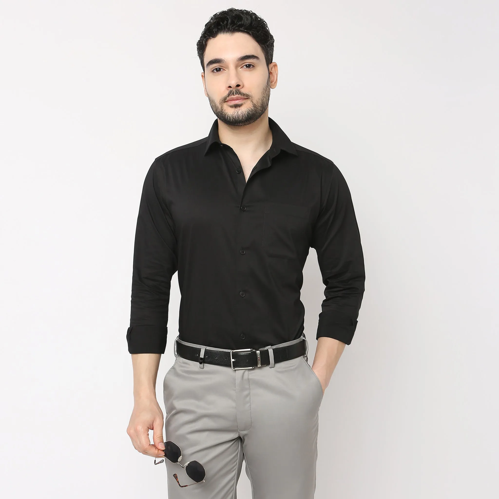 Cooltek™ Shirt - The Perfect Shirt - "Crease Free Tape Seamed Tailored Shirts” - Super Fine Cotton with E-Fast® Stretch - Regular Fit