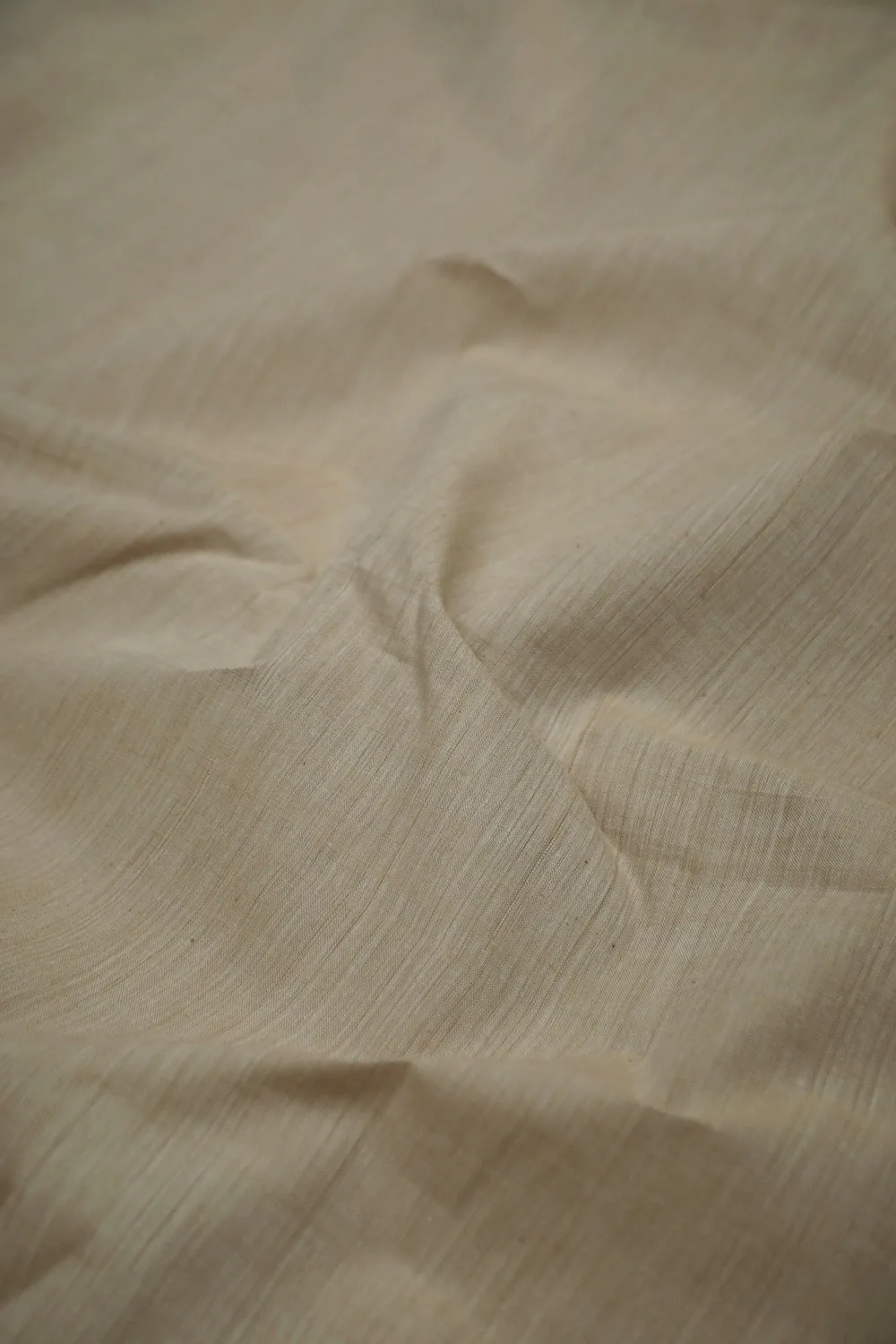 Creamy Beige Mangalagiri Cotton Fabric