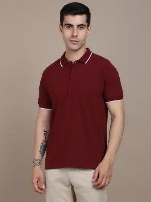 Dennis Lingo Polo Collar Pure Cotton T-shirt