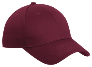 Easy Care Cap with Bluegreen Logo - Burgundy