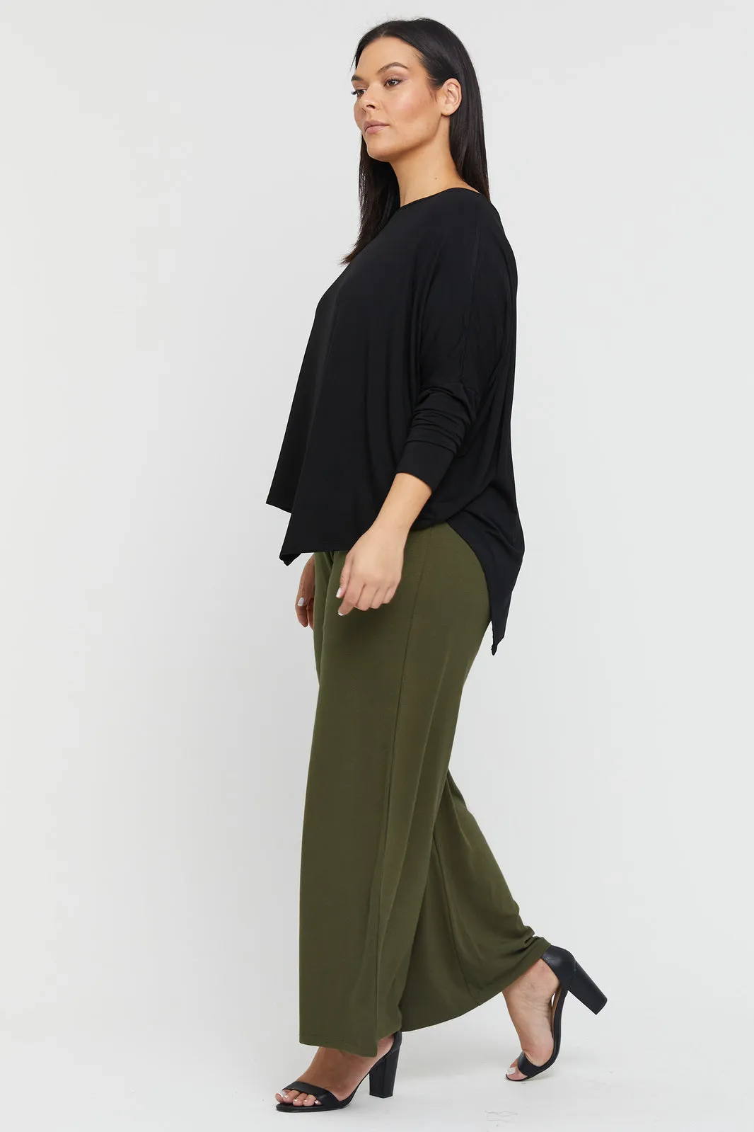 Eva Pant - Dark Olive