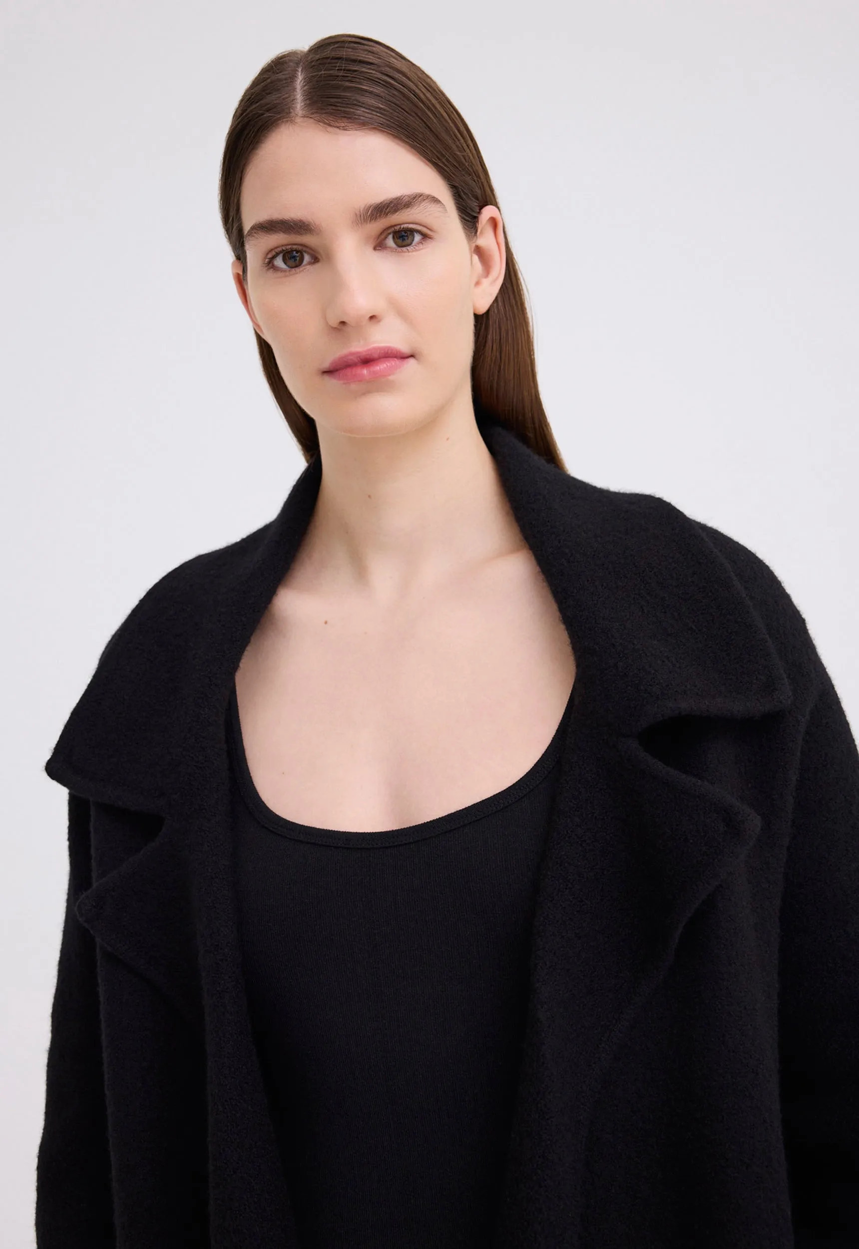 Fenway Wool Jacket in Black