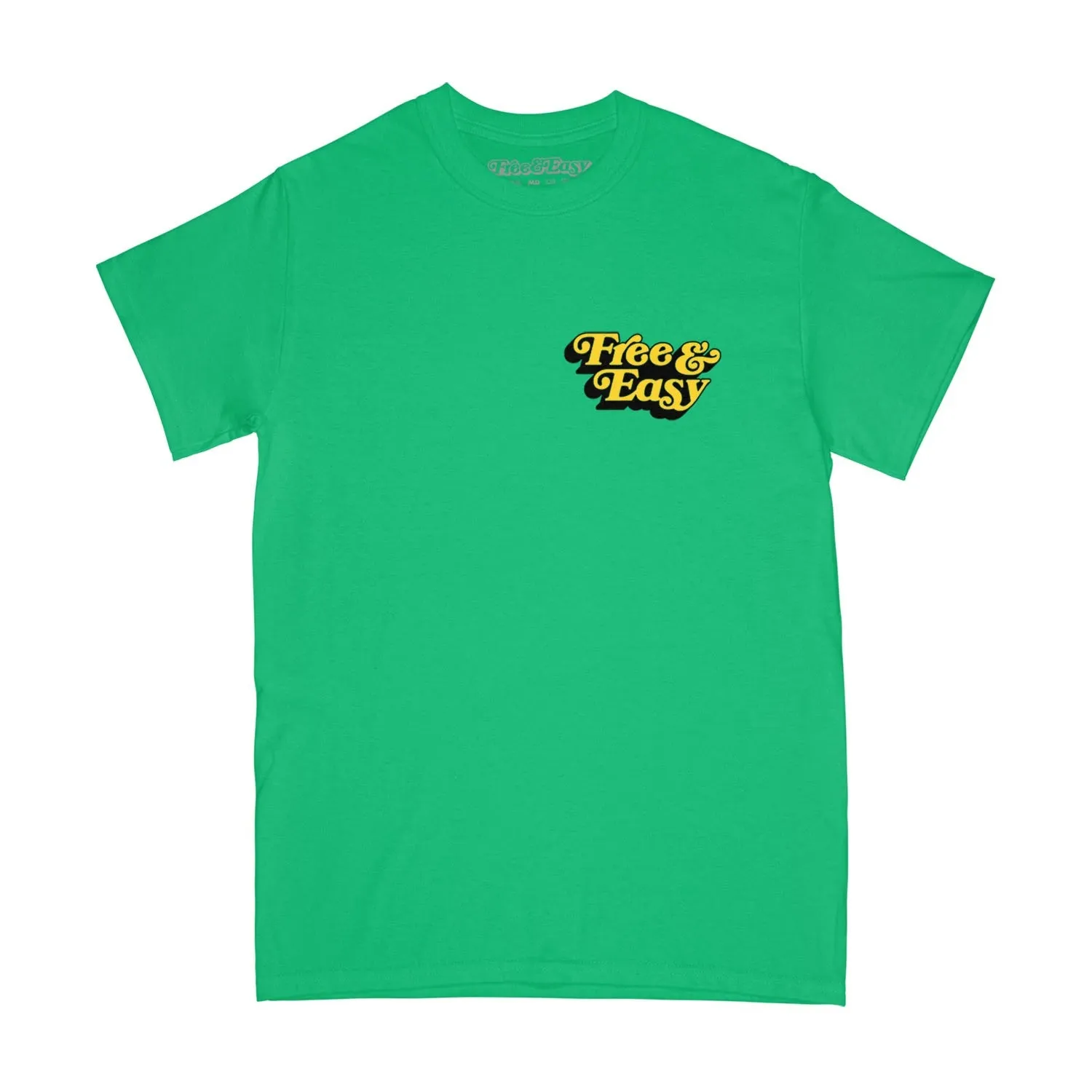 Free & Easy: Be Happy LA SS Tee (Green)