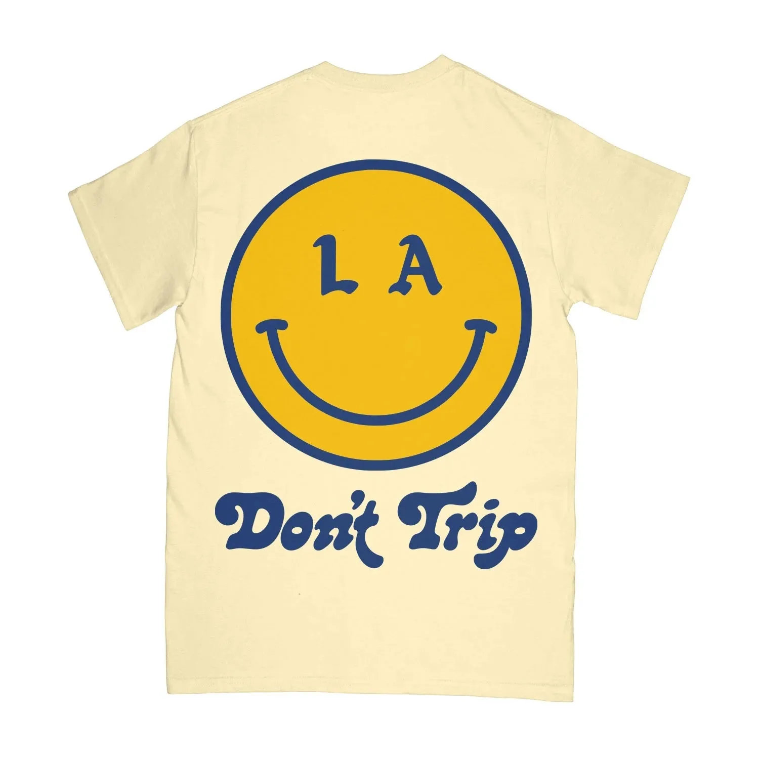 Free & Easy: Be Happy LA SS Tee (Yellow)