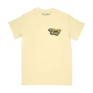 Free & Easy: Be Happy LA SS Tee (Yellow)