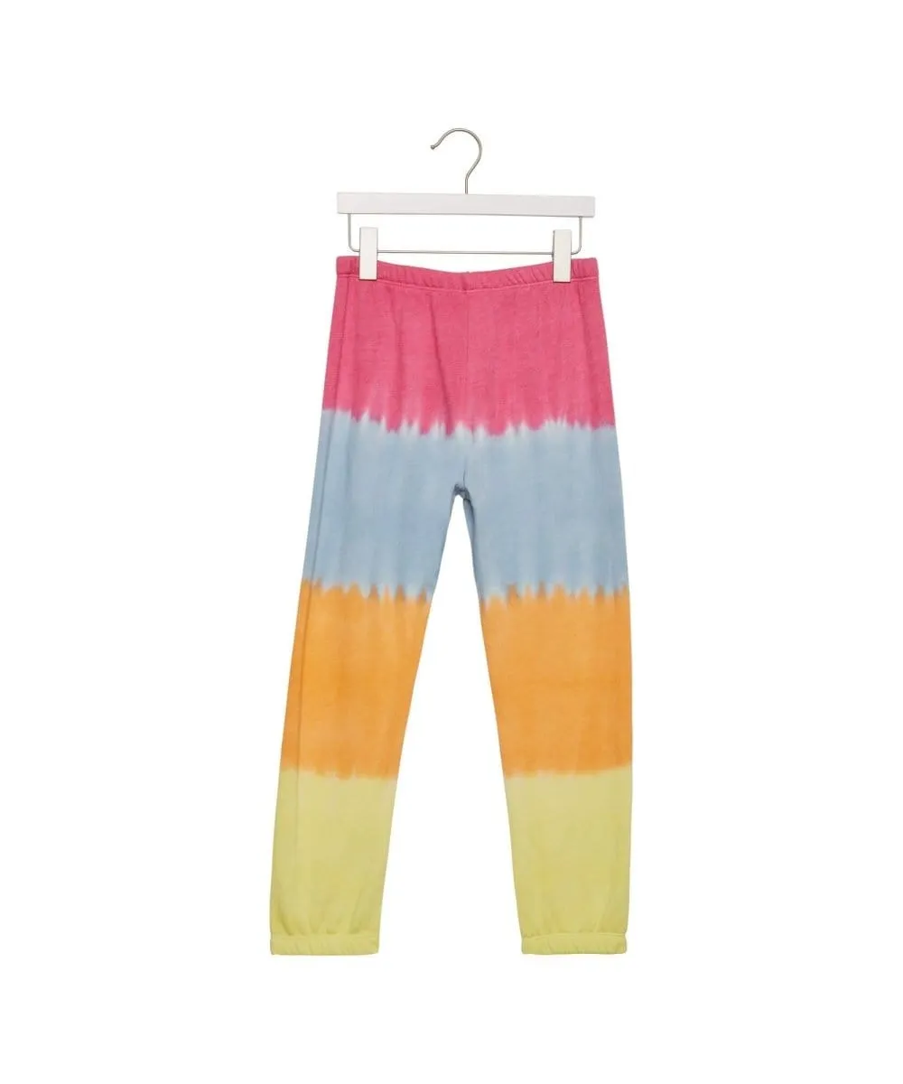 girls perfect sweatpant sunrise dip dye