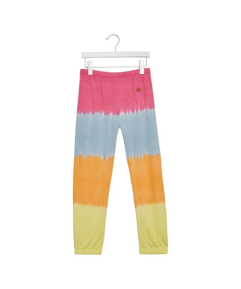 girls perfect sweatpant sunrise dip dye