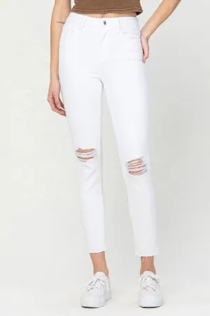 High Rise Crop Skinny Jeans