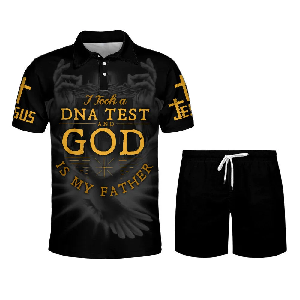 I Took A Dna Test And God Is My Father Jesus Christ Polo Shirt - Christian Shirts & Shorts