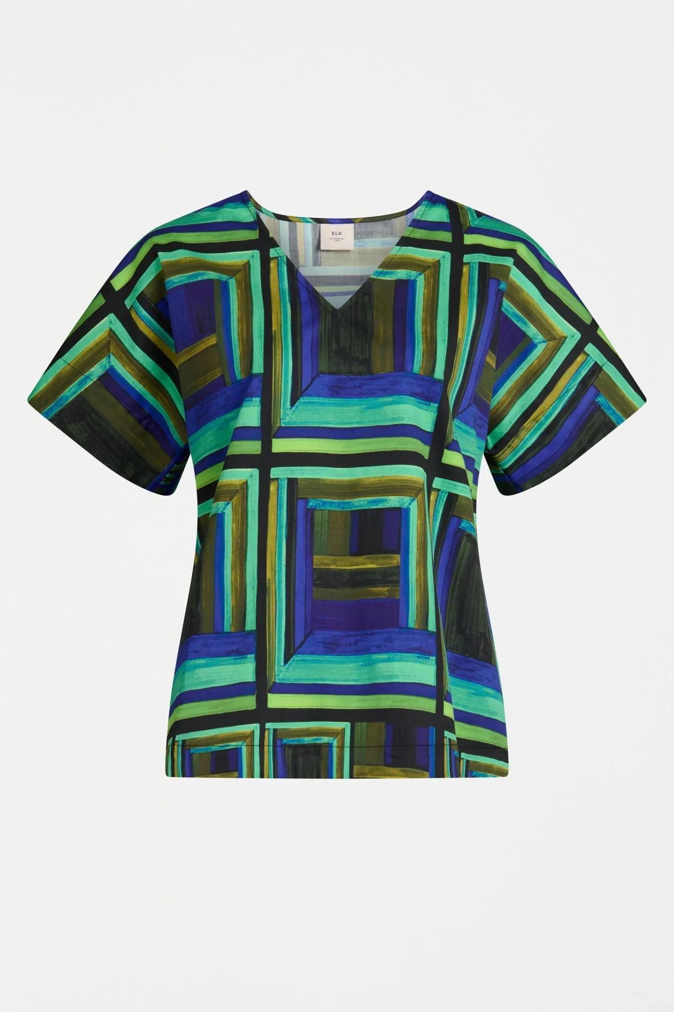 Ideell V-Neck Top Salone Print