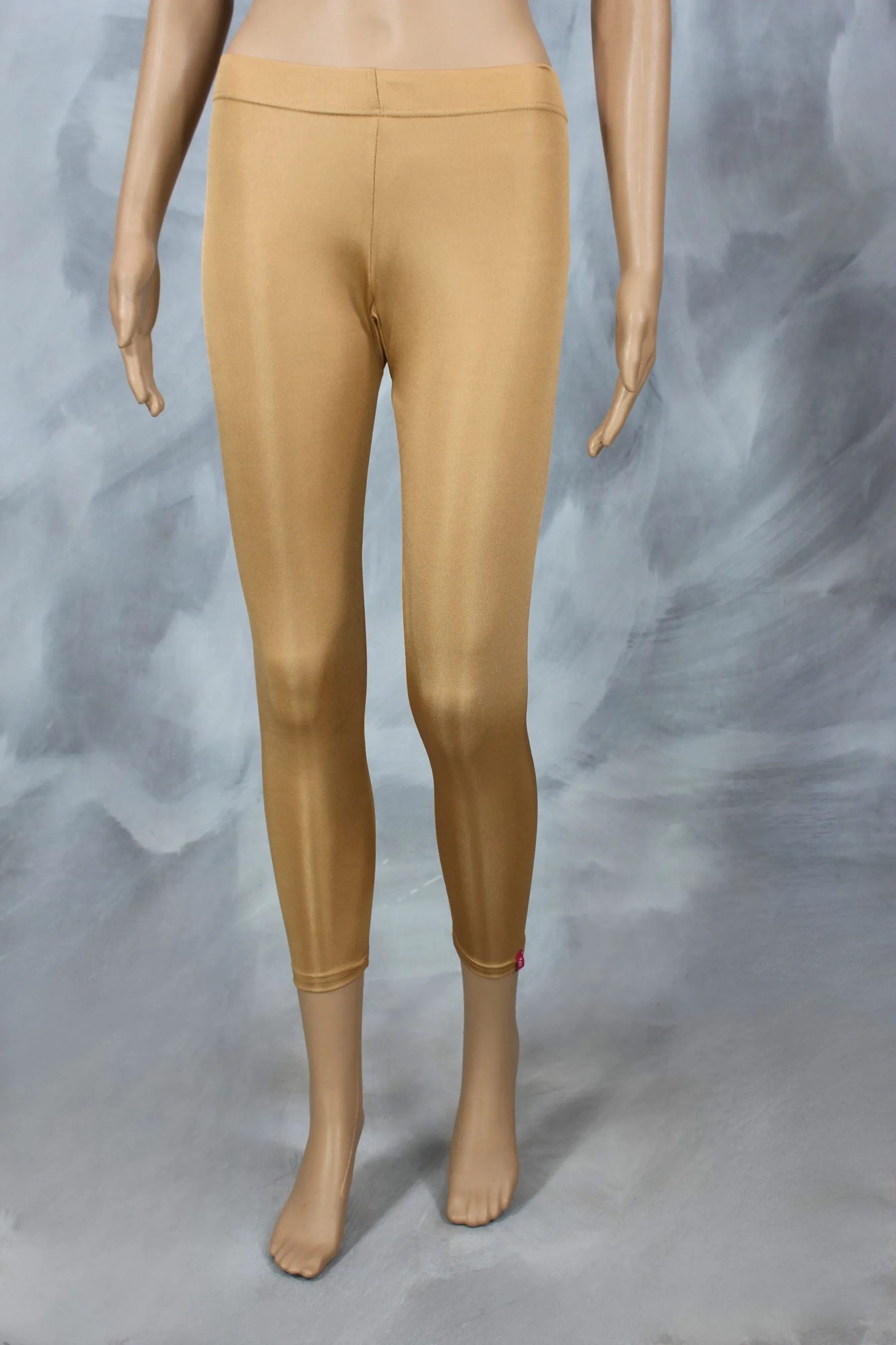 JCS Fashions Ankle-Length Shimmer Leggings - Sparkle in Style & Comfort