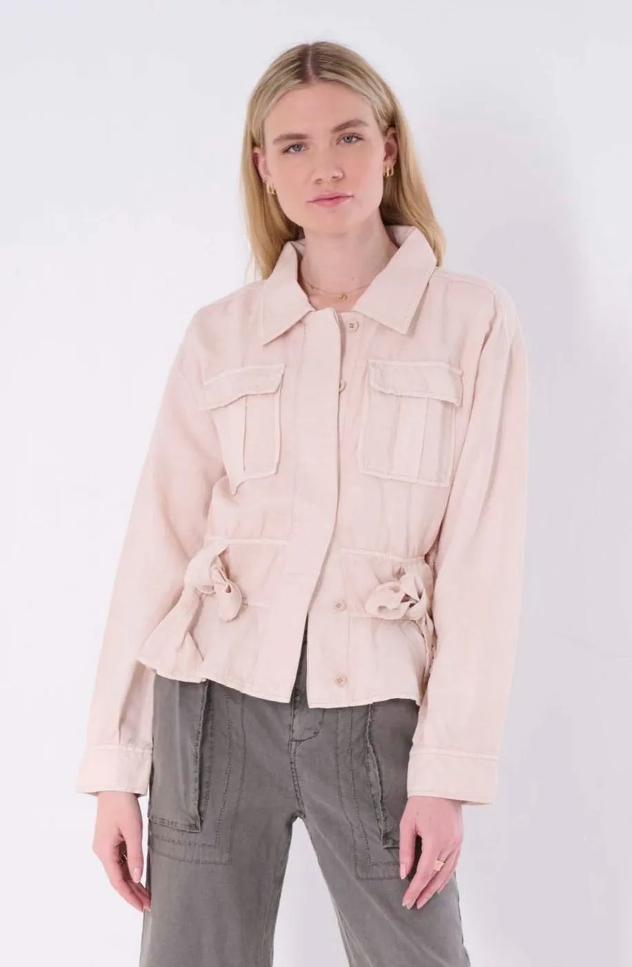 Kinslee Solid Tie Jacket