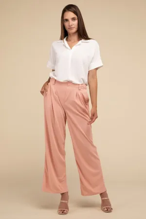 LILOU Waffle Trouser Pants