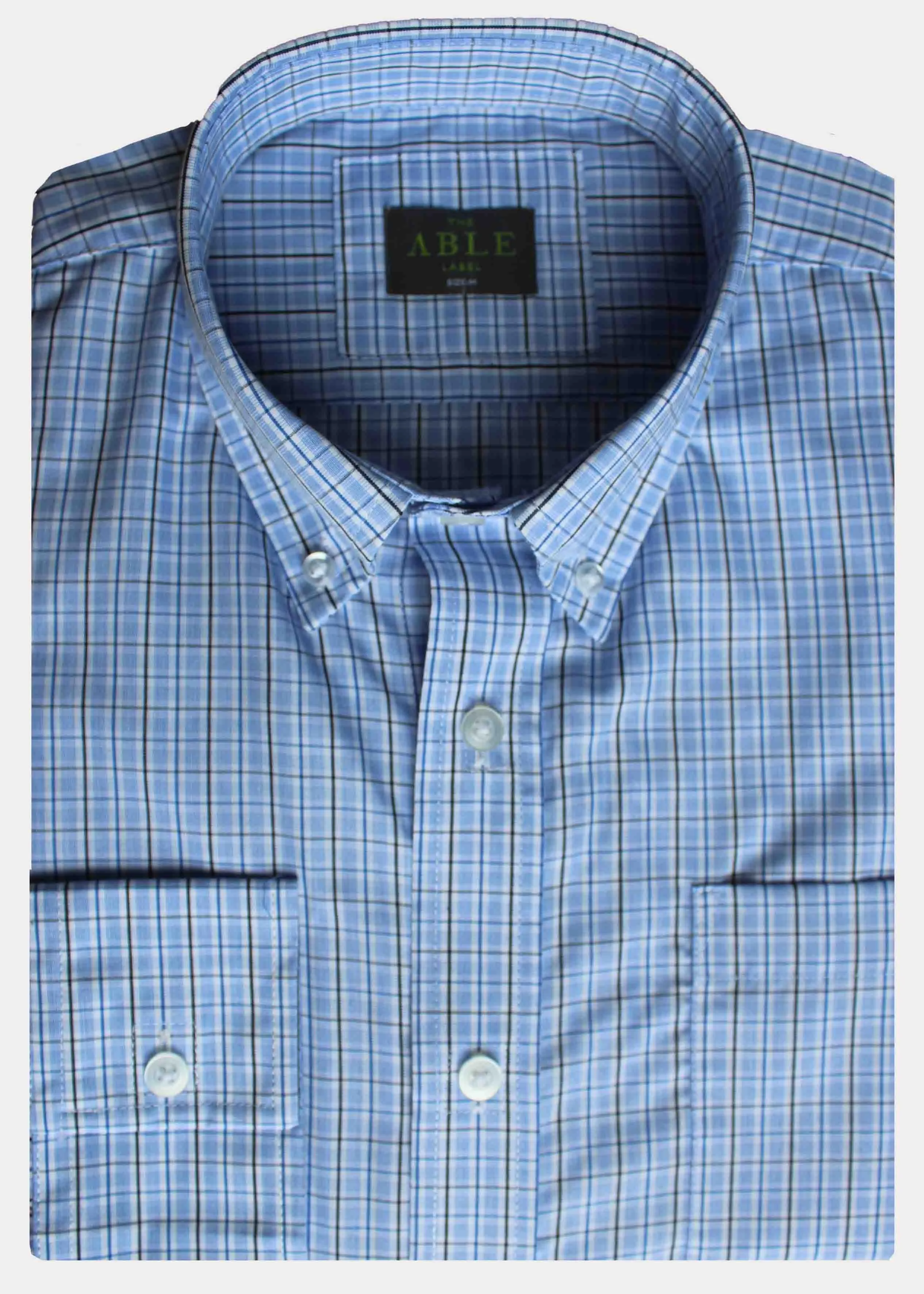 Marty Casual Check Easy-Care Easy Fastening Shirt