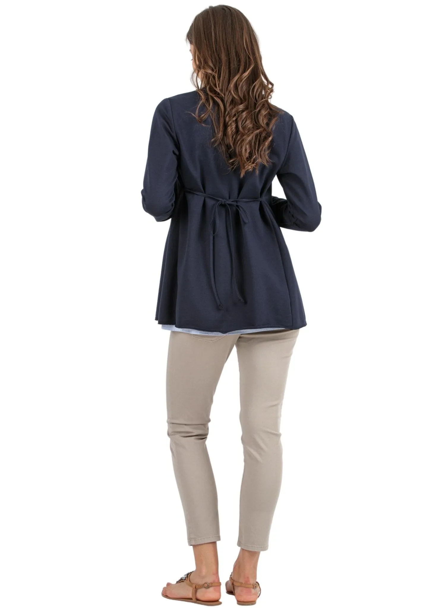 Melody Maternity Cardigan - Blue