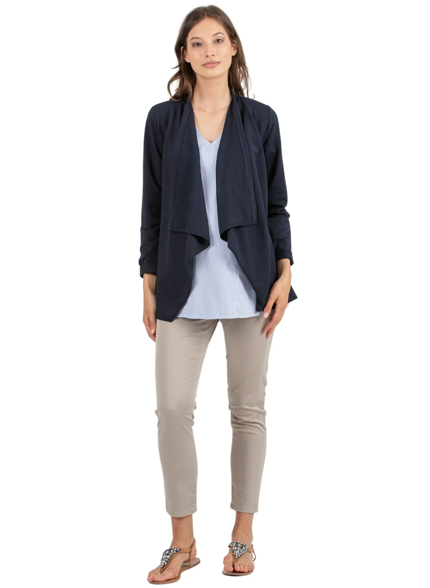 Melody Maternity Cardigan - Blue