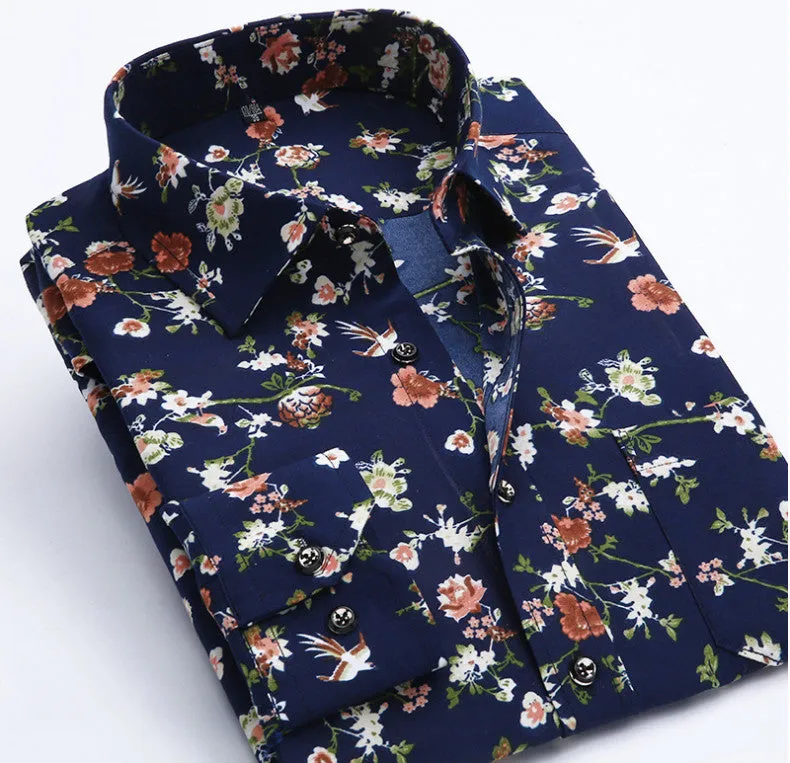 Mens Floral Print Shirts