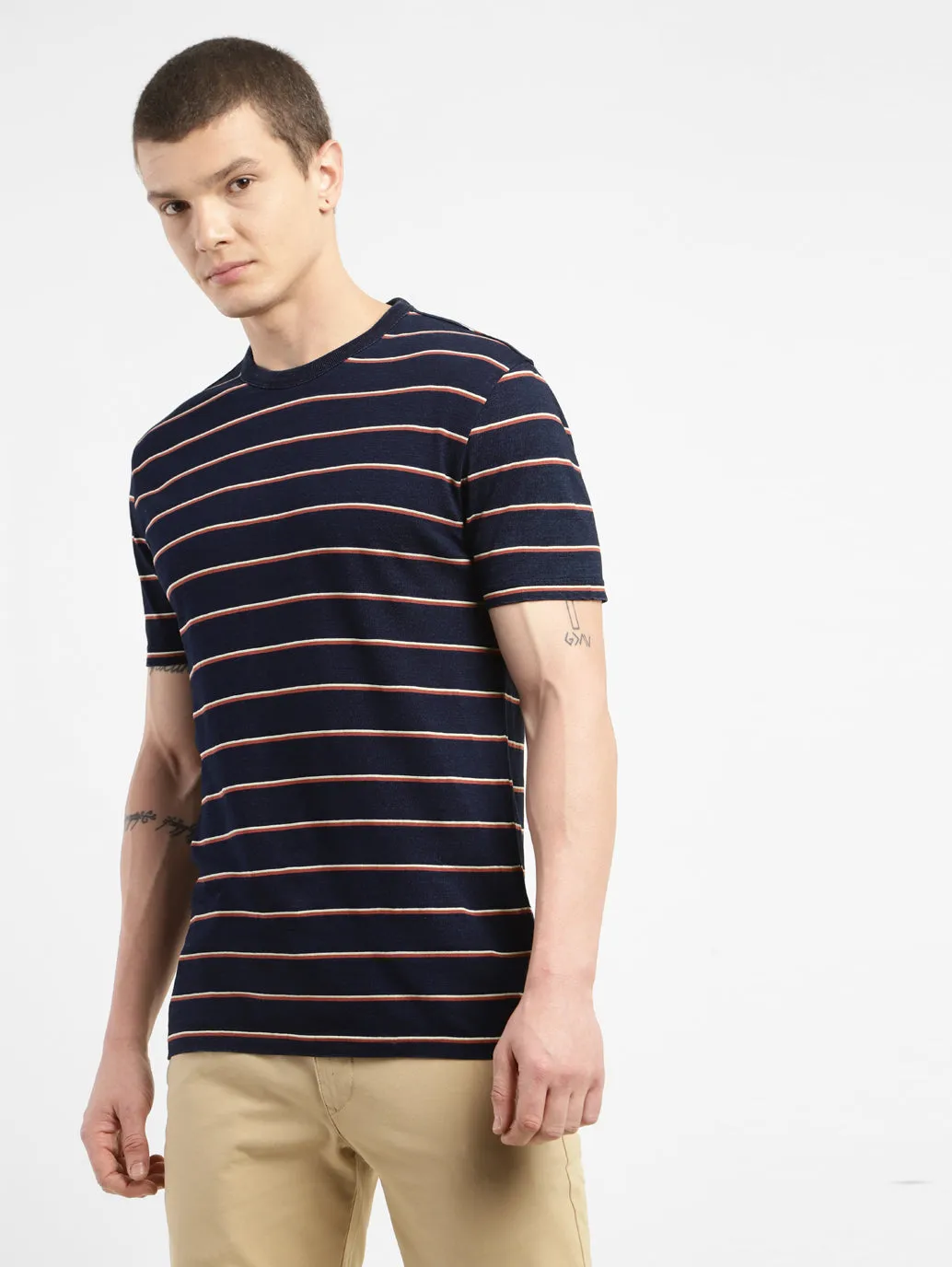 Men's Striped Slim Fit T-shirt