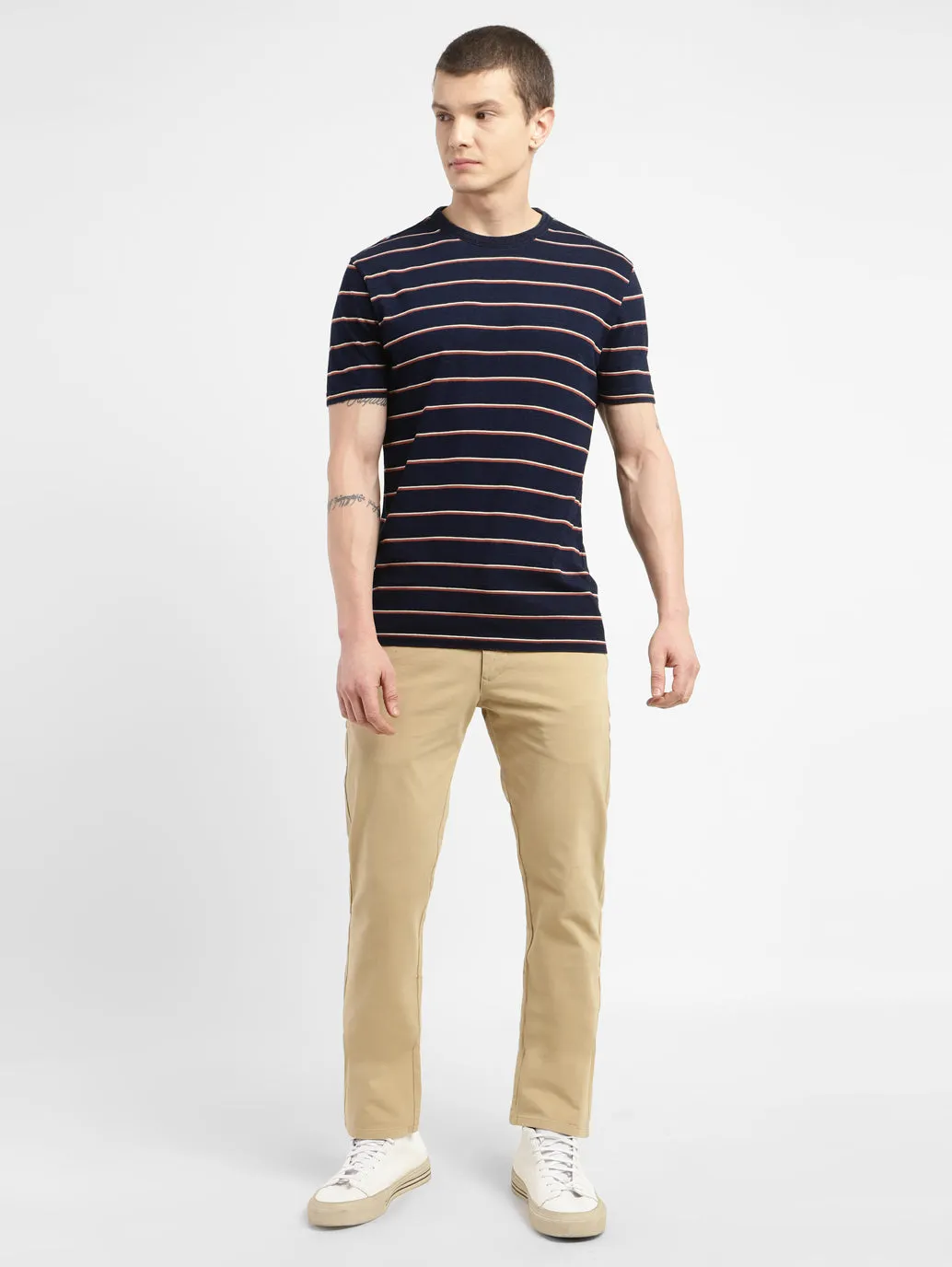 Men's Striped Slim Fit T-shirt