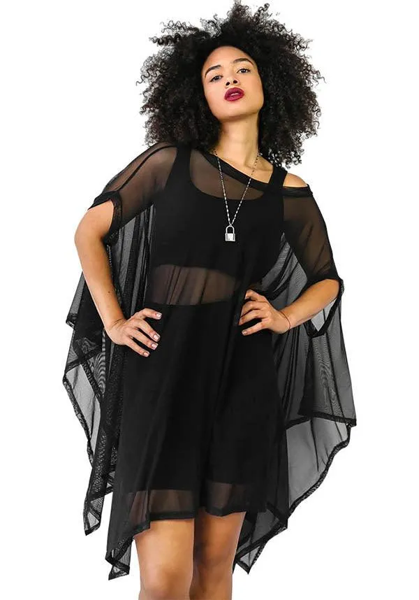 Mesh Rhiannon Flowing | OVERSIZED TUNIC TOP