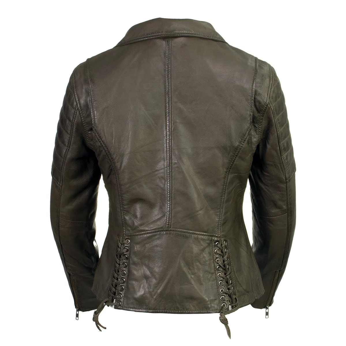 Milwaukee Leather Women's Duchess Olive Motorcycle Style Fashion