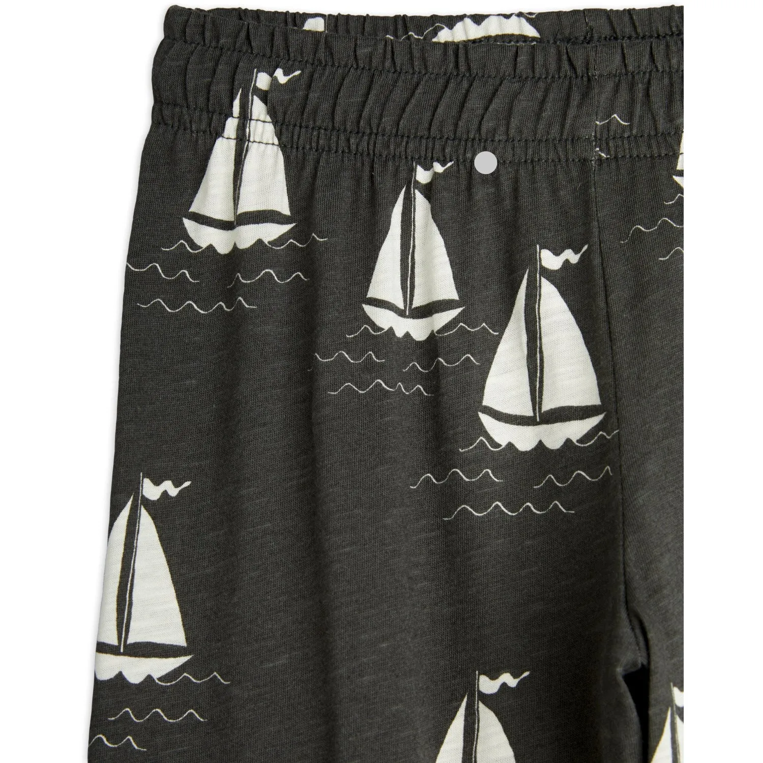 Mini Rodini Grey Sailing Boats AOP Trousers