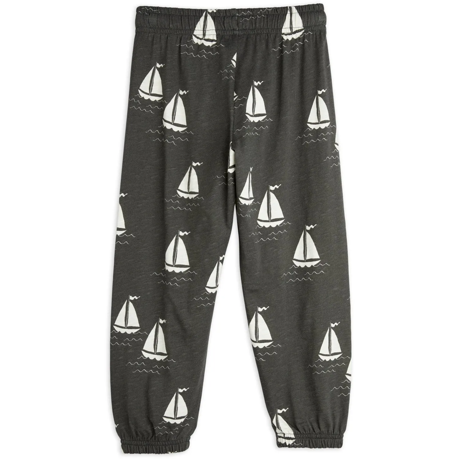 Mini Rodini Grey Sailing Boats AOP Trousers