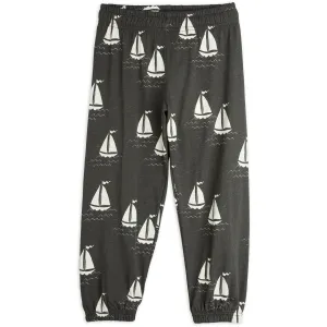 Mini Rodini Grey Sailing Boats AOP Trousers