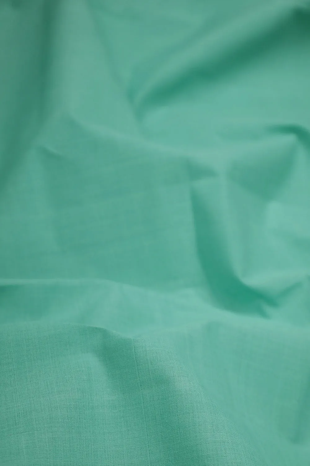 Mint Green Mangalagiri Cotton Fabric