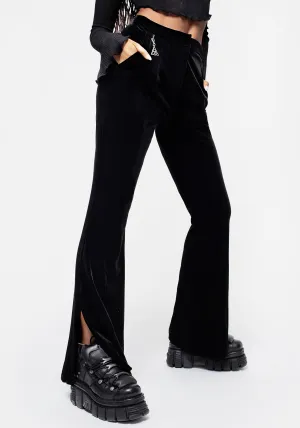 Morrigan Side Split Flared Trousers