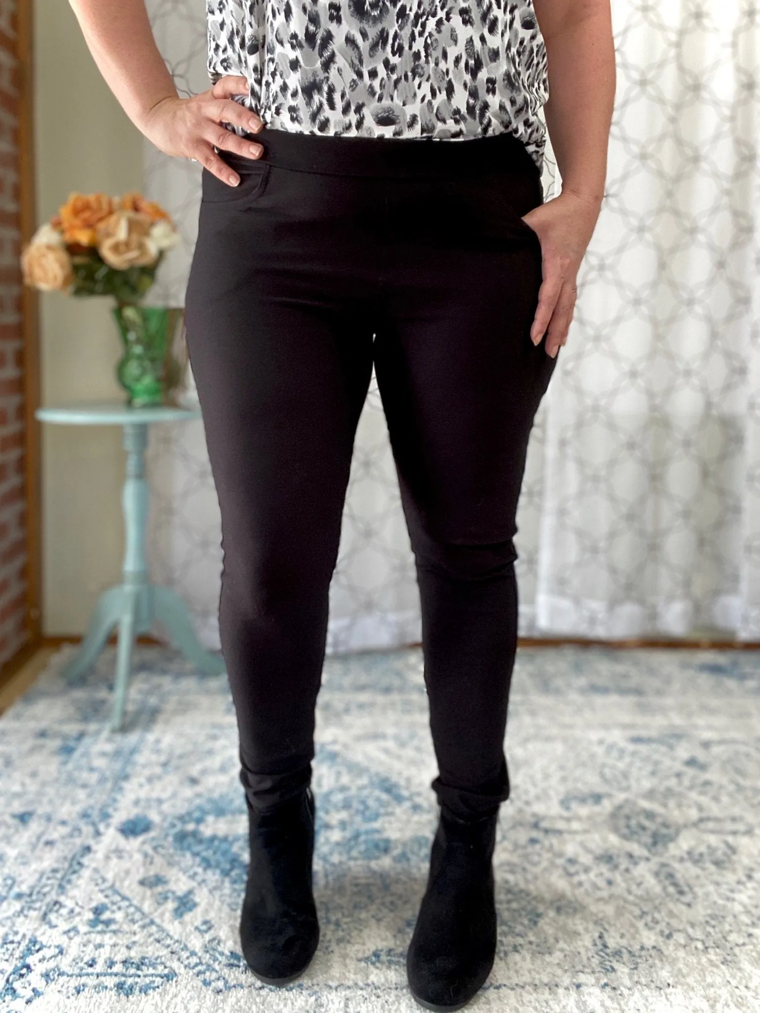 My Perfect Ponte Pants in Black