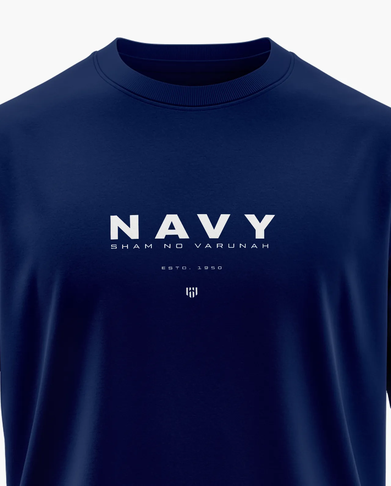 NAVY ORIGIN Signature LuxeSoft Cotton T-Shirt