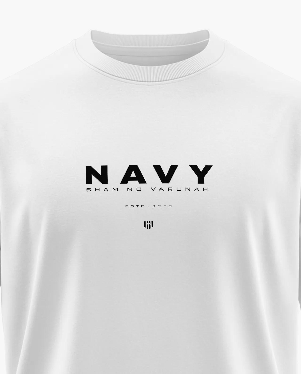 NAVY ORIGIN Signature LuxeSoft Cotton T-Shirt