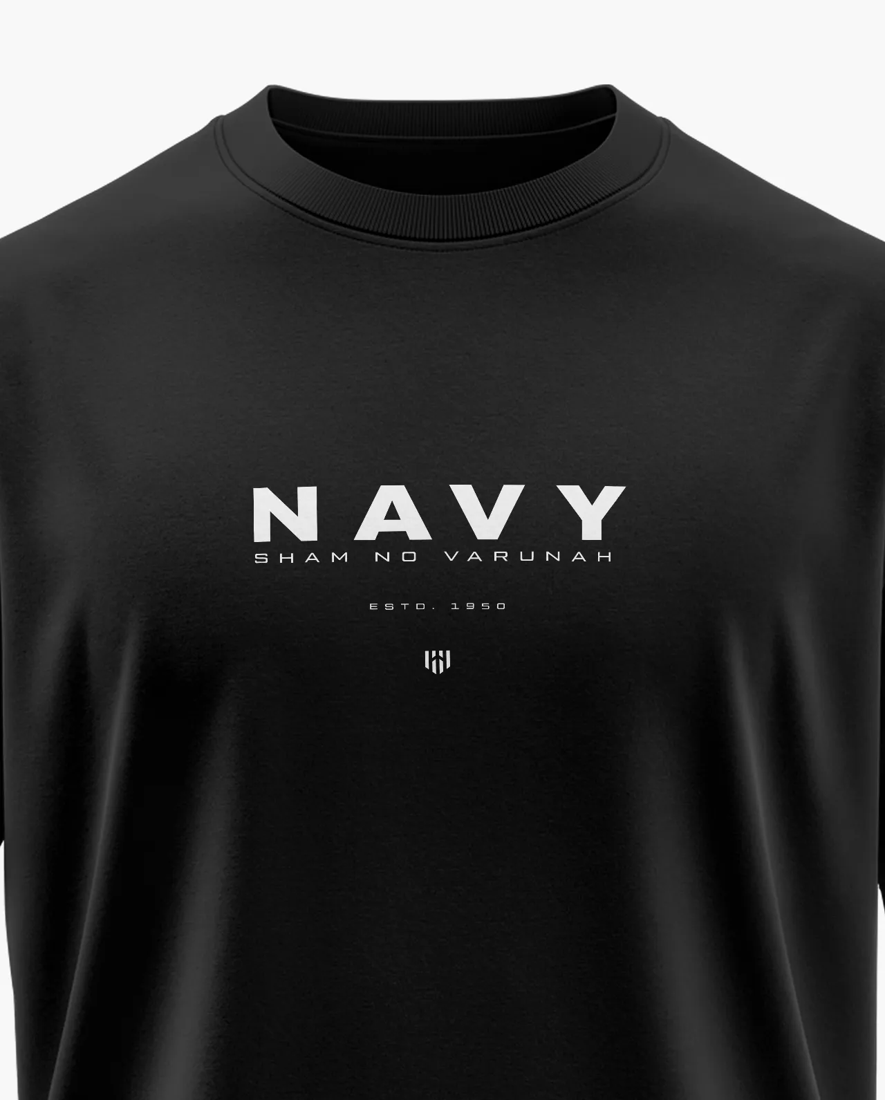 NAVY ORIGIN Signature LuxeSoft Cotton T-Shirt