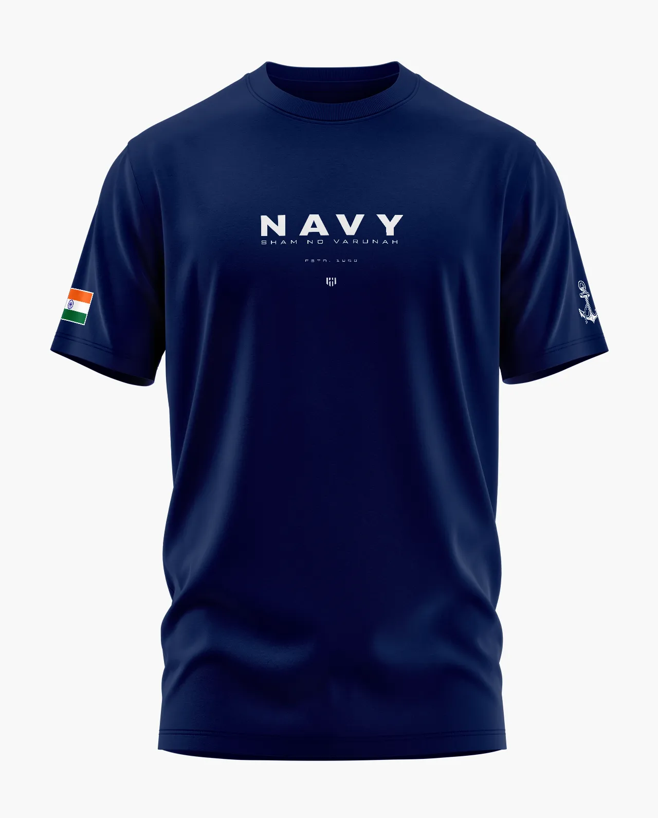 NAVY ORIGIN Signature LuxeSoft Cotton T-Shirt