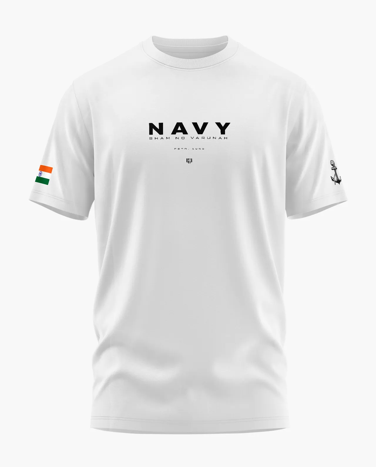 NAVY ORIGIN Signature LuxeSoft Cotton T-Shirt